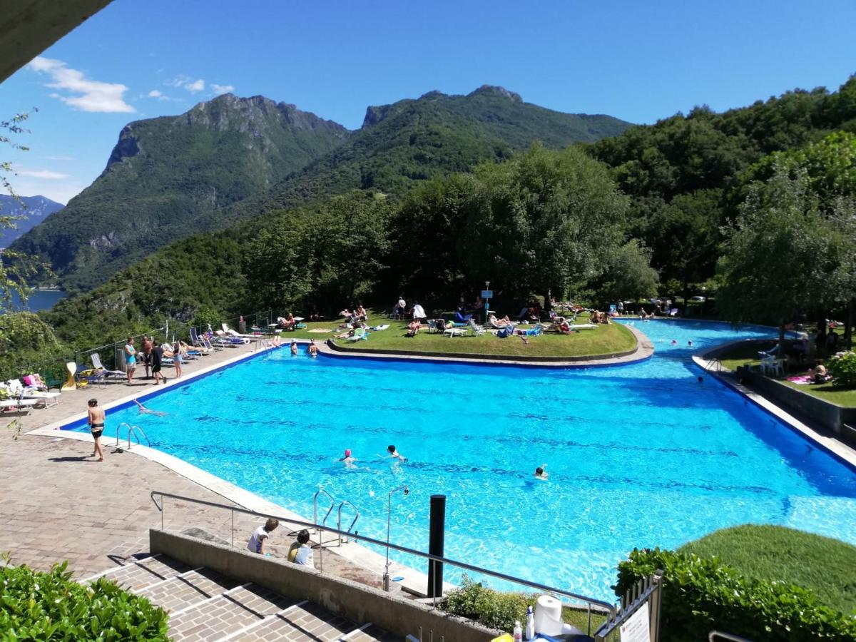 Attico With Big Terrace In Residence With Pool Valbrona Екстериор снимка