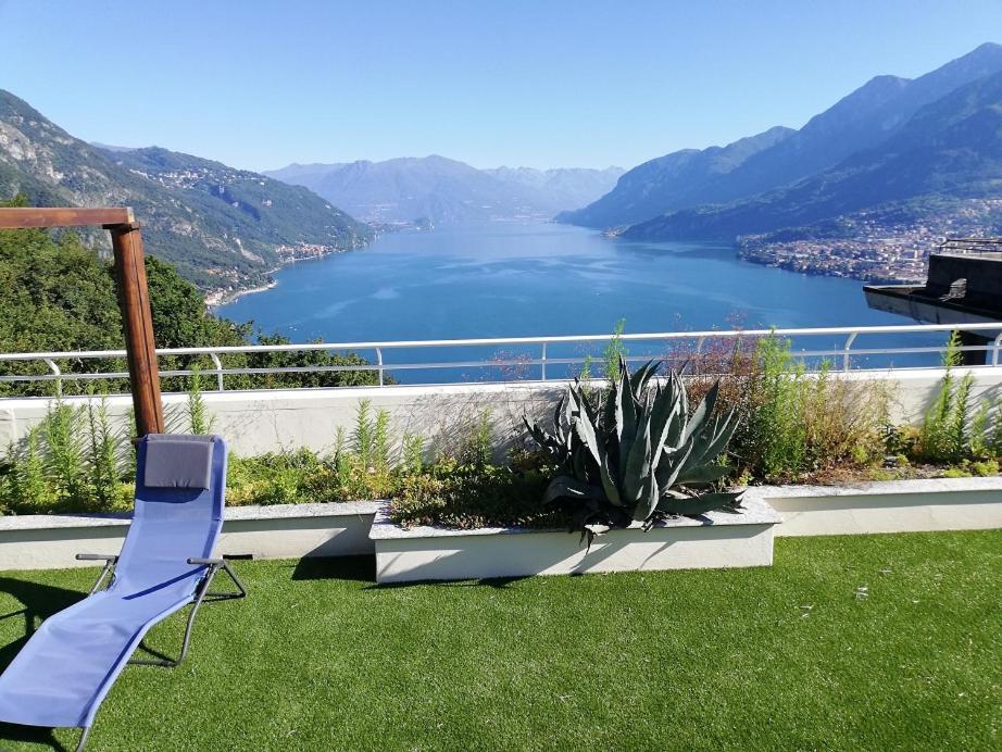 Attico With Big Terrace In Residence With Pool Valbrona Екстериор снимка