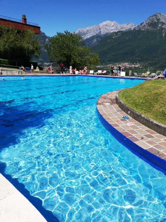 Attico With Big Terrace In Residence With Pool Valbrona Екстериор снимка