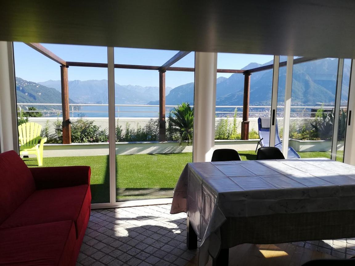 Attico With Big Terrace In Residence With Pool Valbrona Екстериор снимка