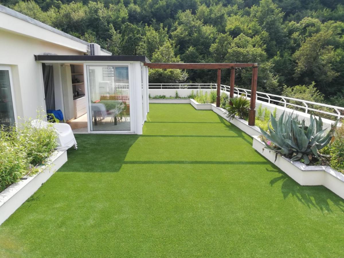 Attico With Big Terrace In Residence With Pool Valbrona Екстериор снимка