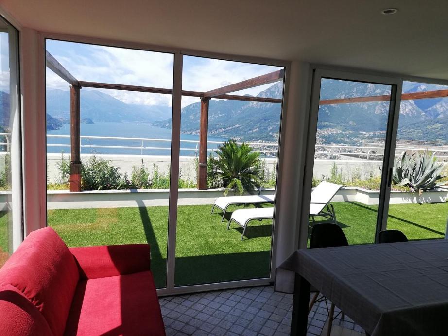 Attico With Big Terrace In Residence With Pool Valbrona Екстериор снимка